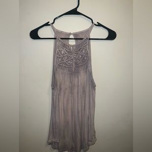 American Eagle Purple Tie Dye Tank Top